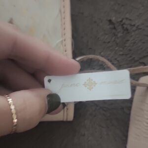 June Marie Beige and Light Brown And Pink Women's Clutch